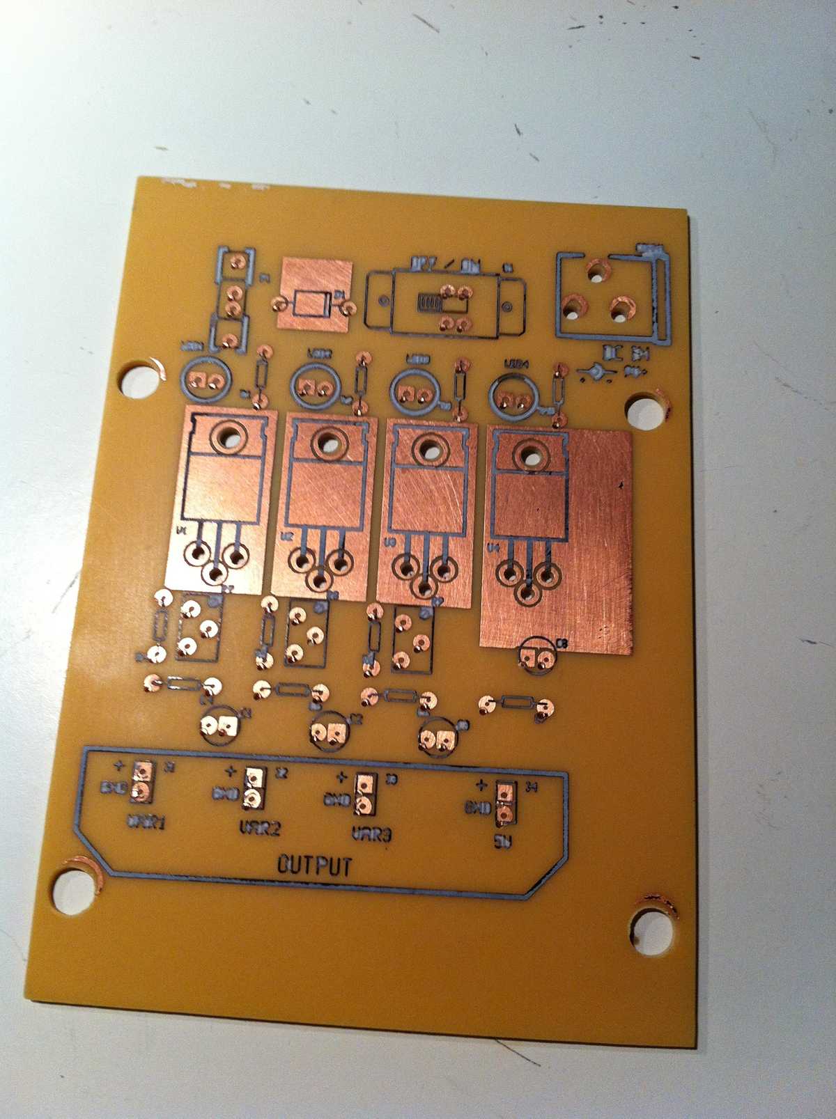 BeeCNC Power Board, Component Side