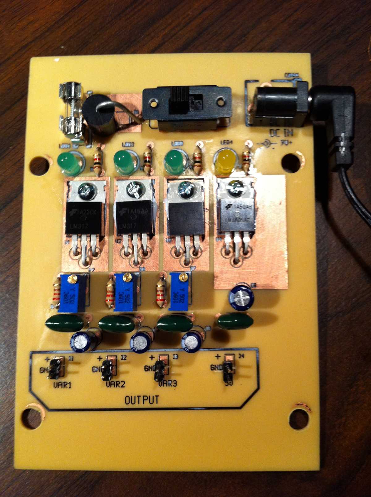 BeeCNC Power Board Assembled