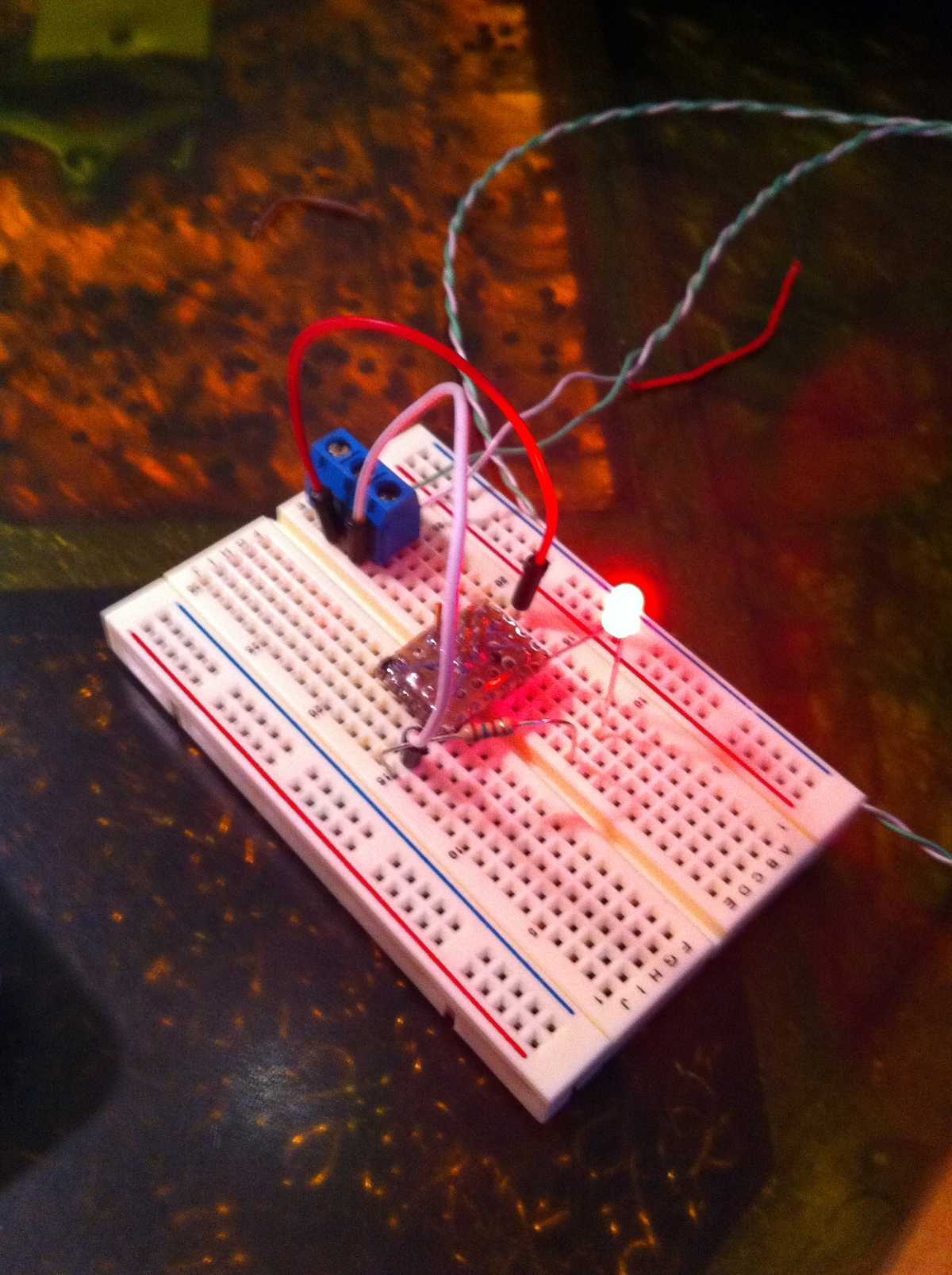 A first go at the Stardweeny using an ATtiny13